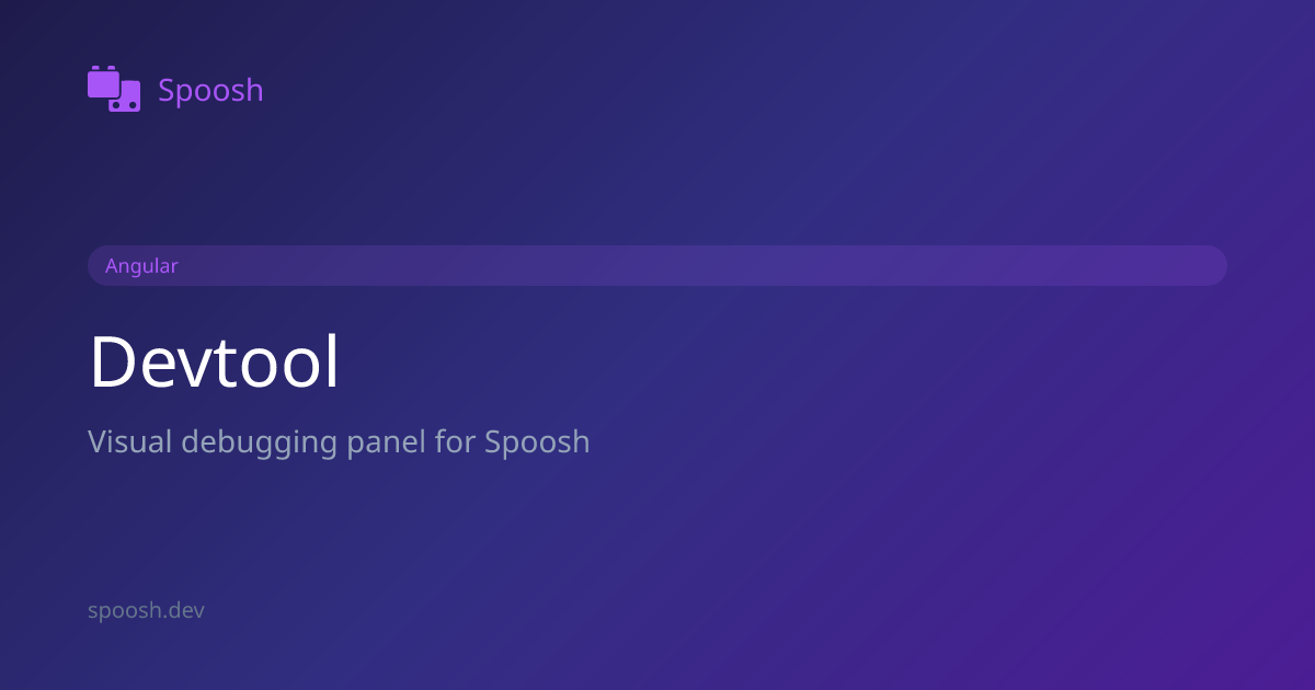 Devtool | Spoosh